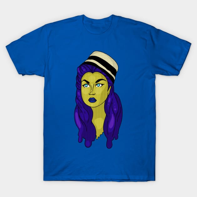 Comic Book Girl T-Shirt by itsgoodjunk